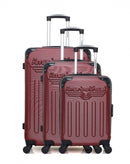 AMERICAN TRAVEL – 3er-Set: Hartschalenkoffer HARLEM-A