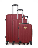 LPB LUGGAGE - 3er-Set: Hartschalenkoffer AGATA