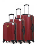 LPB LUGGAGE - 3er-Set: Hartschalenkoffer AMELIE-A