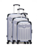 AMERICAN TRAVEL – 3er-Set: Hartschalenkoffer HARLEM-A