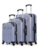 AMERICAN TRAVEL – 3er-Set: Hartschalenkoffer HARLEM-A