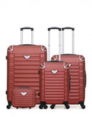 LPB LUGGAGE - 4er-Set: Hartschalenkoffer GIULIA-C