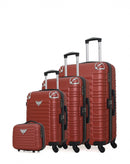 LPB LUGGAGE - 4er-Set: Hartschalenkoffer GIULIA-C