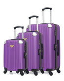 LPB LUGGAGE - 3er-Set: Hartschalenkoffer AMELIE-A