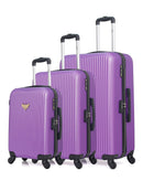 LPB LUGGAGE - 3er-Set: Hartschalenkoffer AGATA