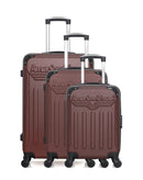 AMERICAN TRAVEL – 3er-Set: Hartschalenkoffer HARLEM-A