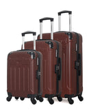 AMERICAN TRAVEL – 3er-Set: Hartschalenkoffer HARLEM-A