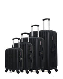 AMERICAN TRAVEL - 4er-Set: Hartschalenkoffer SPRINGFIELD-M