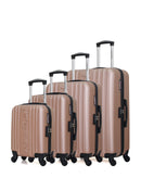 AMERICAN TRAVEL - 4er-Set: Hartschalenkoffer SPRINGFIELD-M