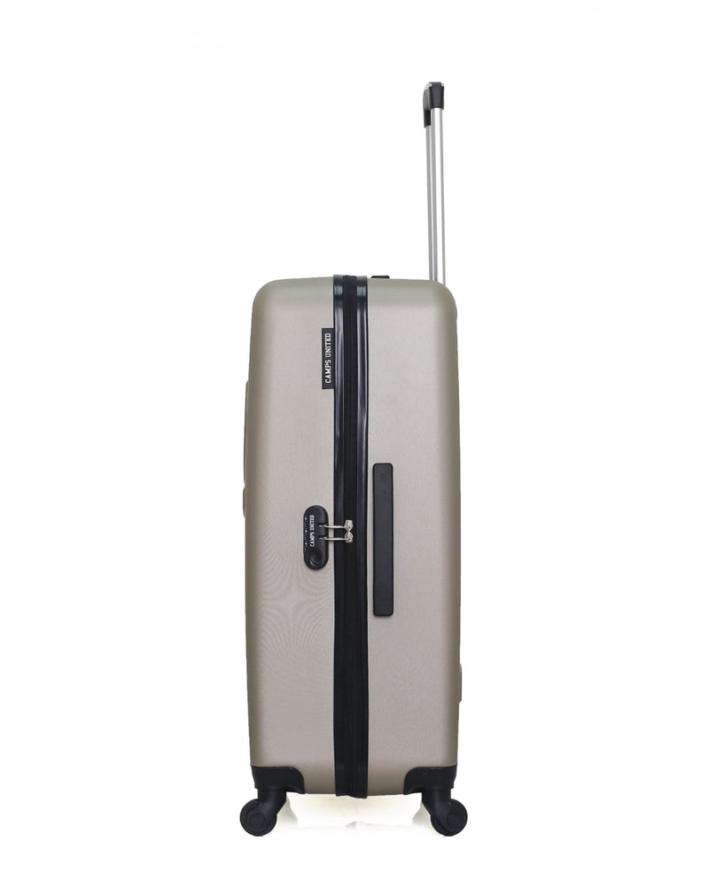 Set aus 3 Großformatiger Hartschalenkoffer 75cm, Mittelgroßer Koffer 65cm und handgepäck 55cm COLUMBIA