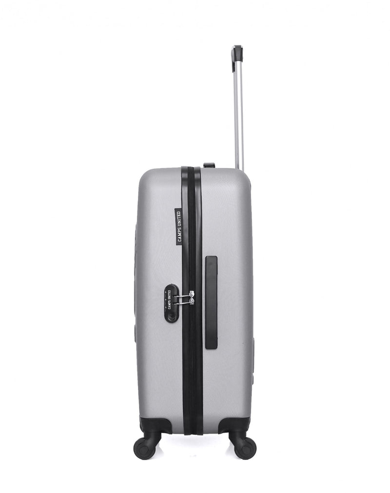 2er-Pack: Mittelgroßer Koffer 65cm und Handgepäck 55cm BROWN