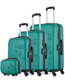 LPB LUGGAGE - 4er-Set: Hartschalenkoffer ELEONOR-C