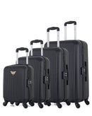 LPB LUGGAGE - 4er-Set: Hartschalenkoffer AGATA-M