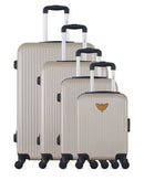 LPB LUGGAGE - 4er-Set: Hartschalenkoffer AGATA-M