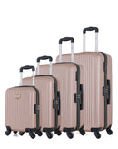 LPB LUGGAGE - 4er-Set: Hartschalenkoffer AGATA-M