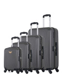 LPB LUGGAGE - 4er-Set: Hartschalenkoffer AGATA-M