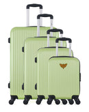 LPB LUGGAGE - 4er-Set: Hartschalenkoffer AGATA-M