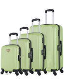 LPB LUGGAGE - 4er-Set: Hartschalenkoffer AGATA-M