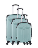 AMERICAN TRAVEL – 3er-Set: Hartschalenkoffer HARLEM-A