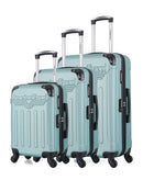 AMERICAN TRAVEL – 3er-Set: Hartschalenkoffer HARLEM-A