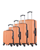AMERICAN TRAVEL - 4er-Set: Hartschalenkoffer SPRINGFIELD-M