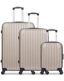 HERO – 3er-Pack: Großer Koffer, mittelgroßer Koffer und Handgepäck XXS CARPATES