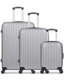 HERO – 3er-Pack: Großer Koffer, mittelgroßer Koffer und Handgepäck XXS CARPATES