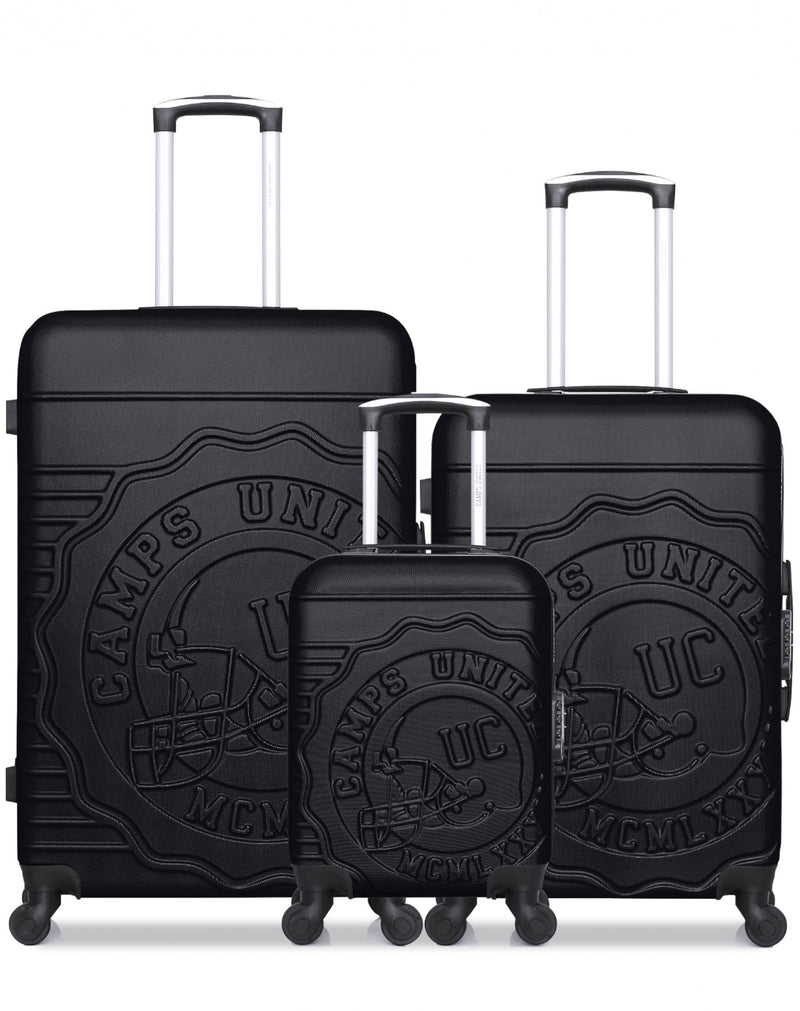Set aus 3 Großformatiger Hartschalenkoffer 75cm, Mittelgroßer Koffer 65cm und 1 handgepäck  46cm CAMBRIDGE