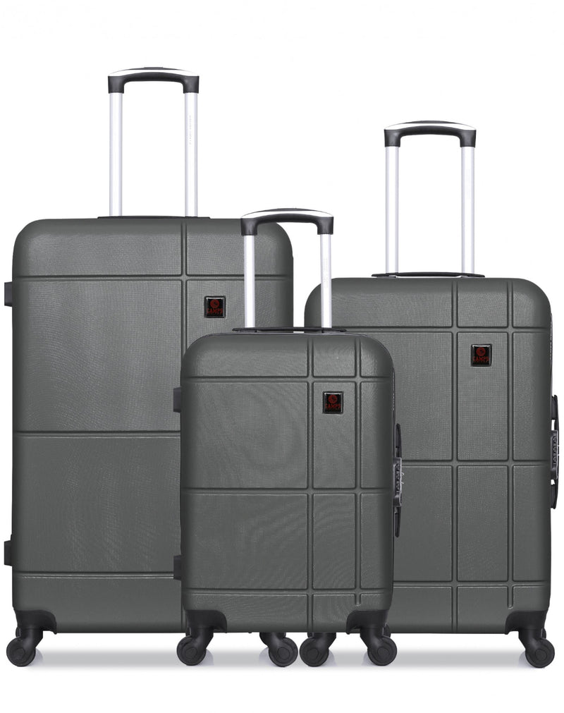 Set aus 3 Großformatiger Hartschalenkoffer 75cm, Mittelgroßer Koffer 65cm und handgepäck 55cm HARVARD