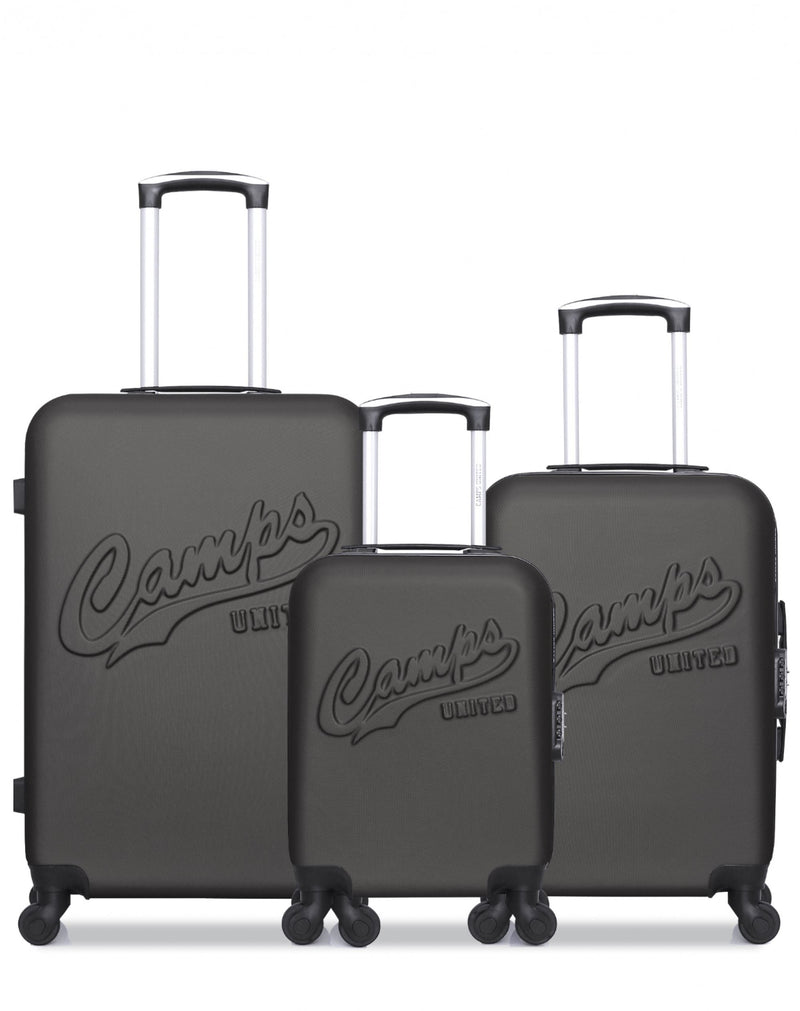 Set aus 3 Mittelgroßer Koffer 65cm, handgepäck 55cm und handgepäck 46cm COLUMBIA