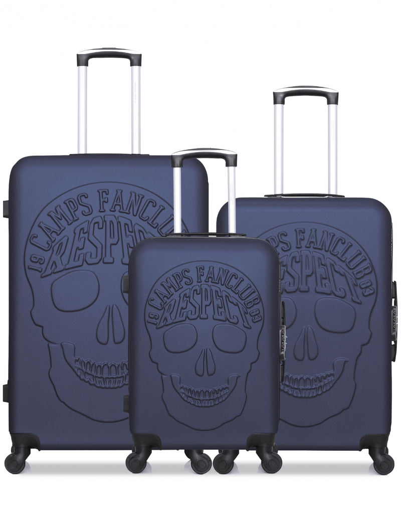 Set aus 3 Großformatiger Hartschalenkoffer 75cm, Mittelgroßer Koffer 65cm und handgepäck 55cm CORNELL