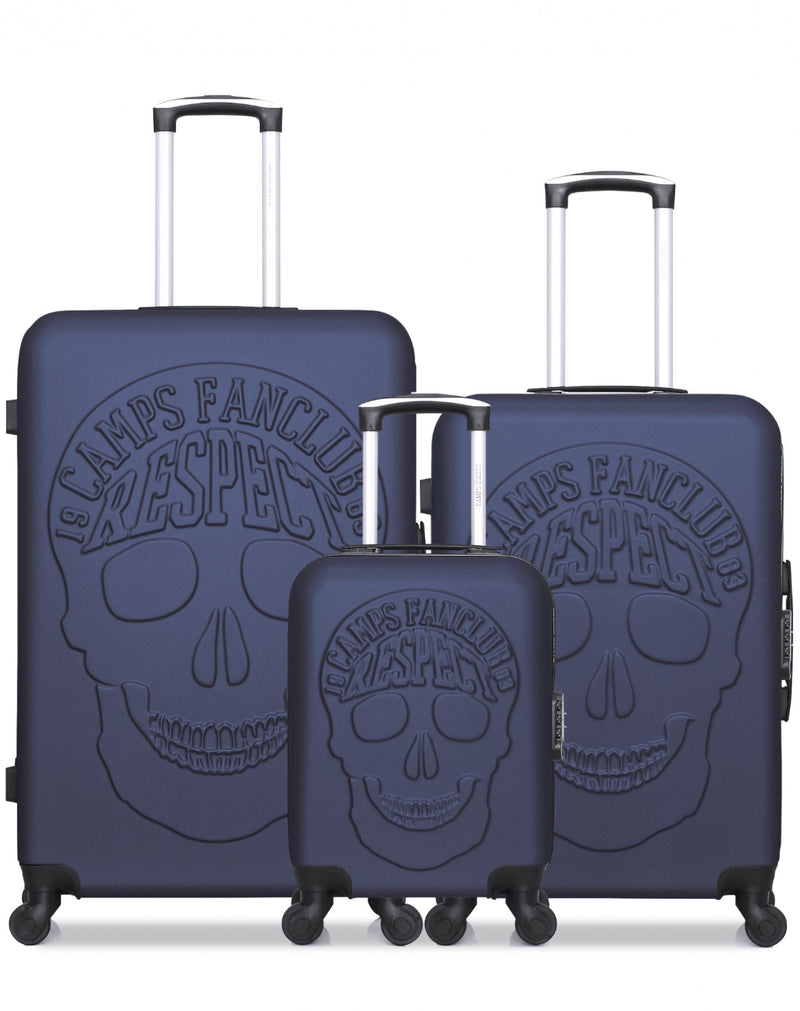 Set aus 3 Großformatiger Hartschalenkoffer 75cm, Mittelgroßer Koffer 65cm und 1 handgepäck  46cm CORNELL