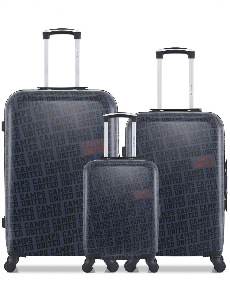 Set aus 3 Großformatiger Hartschalenkoffer 75cm, Mittelgroßer Koffer 65cm und 1 handgepäck  46cm PRINCETON