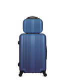 HERO – 2er-Pack: Mittelgroßer Koffer und Kosmetikoffer LIPARI