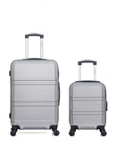 HERO – 2er-Pack: Mittelgroßer Koffer und Handgepäck  XXS UTAH